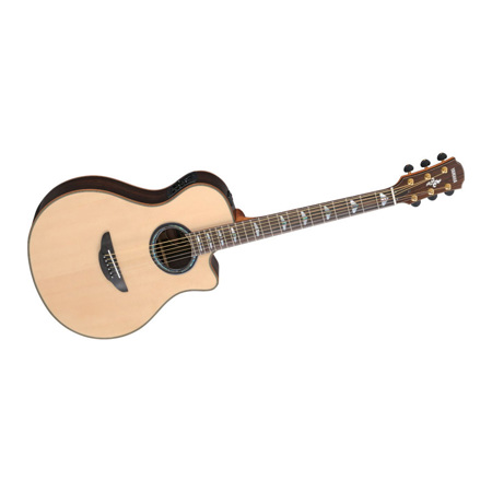 Yamaha APX1200 Thinline Cutaway Acoustic-Electric Guitar, Natural