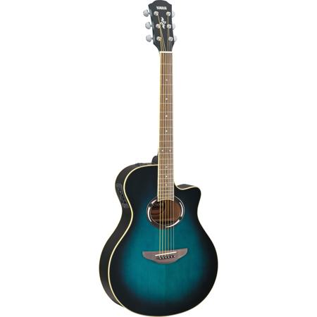 Yamaha APX500II Thinline Cutaway Acoustic-Electric Guitar, Blue