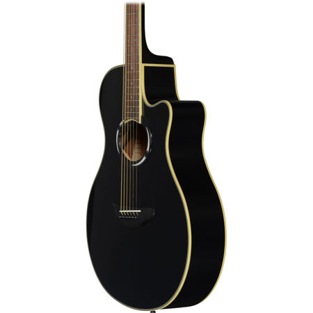 Yamaha APX500III Thinline Cutaway Acoustic-Electric Guitar, Black