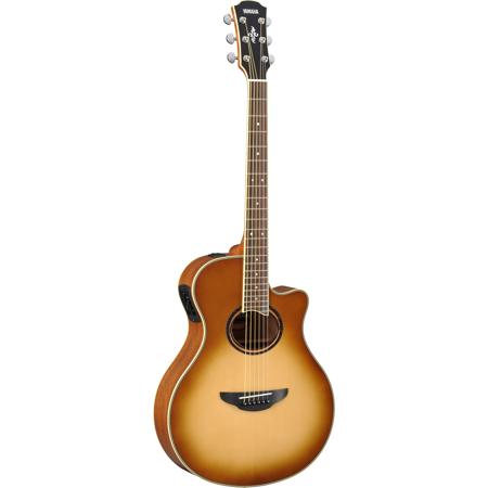 Yamaha APX700II Thinline Cutaway Acoustic-Electric Guitar, Sandburst
