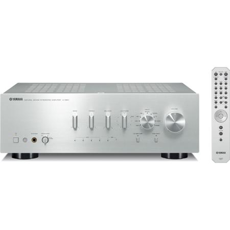 Yamaha A-S801 Integrated Amplifier, 290W Dynamic Power at 2 Ohms, 10Hz-100kHz Frequency Response, Silver