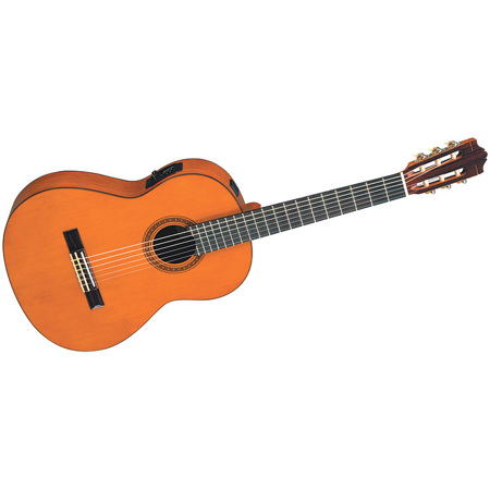 Yamaha CGX101A Nylon String Acoustic Electric Classical Guitar, Gloss, Natural