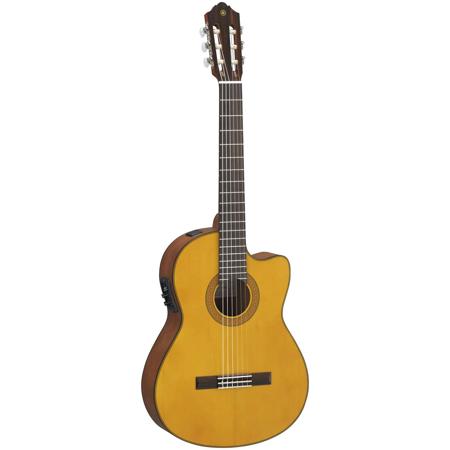 Yamaha CGX122MSC Acoustic-Electric Cutaway Classical Guitar, Matte/Satin