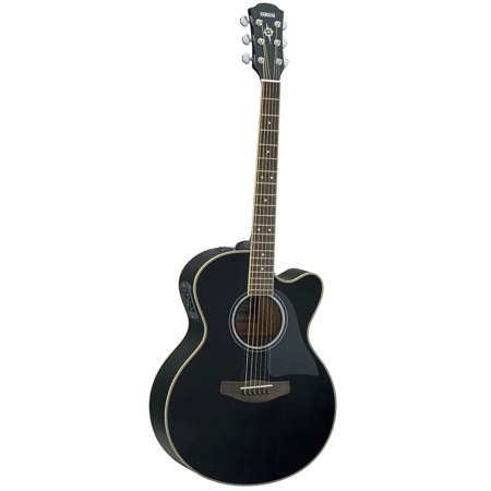 Yamaha CPX500III Medium-Jumbo Cutaway Acoustic-Electric Guitar, Black