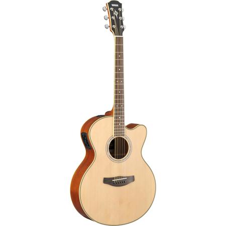 Yamaha CPX700II Medium-Jumbo Cutaway Acoustic-Electric Guitar, Natural