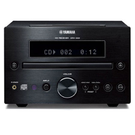 Yamaha CRX-322 CD Receiver for iPod & iPhone Dock, Black