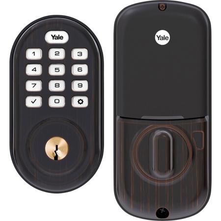 Yale Assure Pushbutton Keypad Lock, Oil Rubbed Bronze