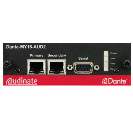 Yamaha Dante-MY16-AUD2 Audinate, 16-CH Dante2 Network Interface Card