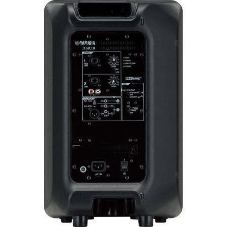 Yamaha DBR10 10" 2-Way Bass-Reflex Bi-Amplified Powered Loudspeaker, 55Hz - 20kHz, 700W Peak Power, Single