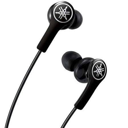 Yamaha EPH-M100BL 30mW High-Performance Earphones with Remote and Mic, Black