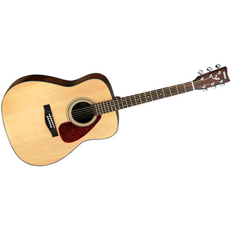 Yamaha F325 Folk Dreadnought Acoustic Guitar, Gloss, Natural