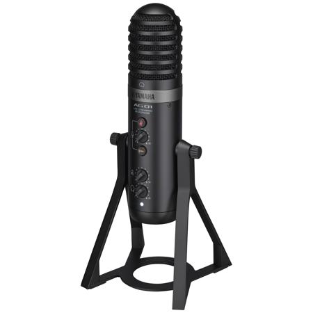 Yamaha AG01 Live Streaming USB Microphone with Mixer, Black