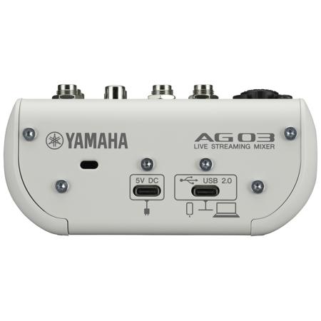 Yamaha AG03MK2 3-Channel Live Streaming Mixer with USB