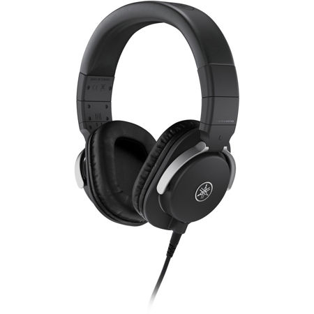 Yamaha HPH-MT8 Closed-Back Circumaural Over Ear Studio Monitor Headphones, Black