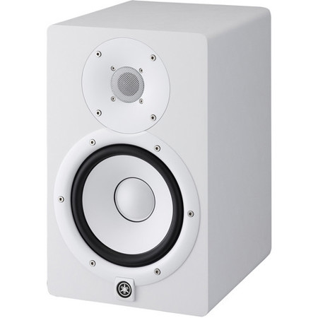 Yamaha HS7 6.5" 2-Way Bass-Reflex Bi-Amplified Powered Studio Monitor, 43Hz - 30kHz, 95W Output Power, Single, White