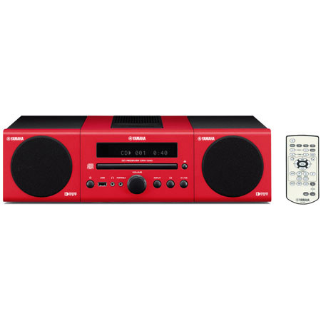 Yamaha MCR040DRE(RED) Bookshelf Micro Component System