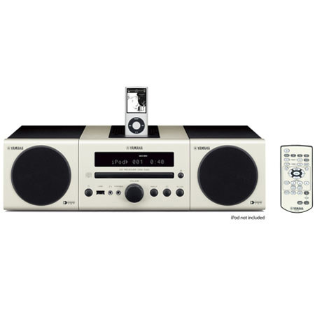 Yamaha MCR040WH Bookshelf Micro Component System