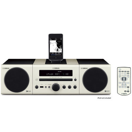 Yamaha MCR140WH Bookshelf Micro Component System