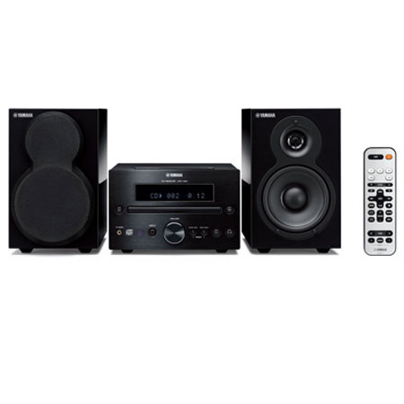 Yamaha MCR-332 Micro Component System, Piano Black