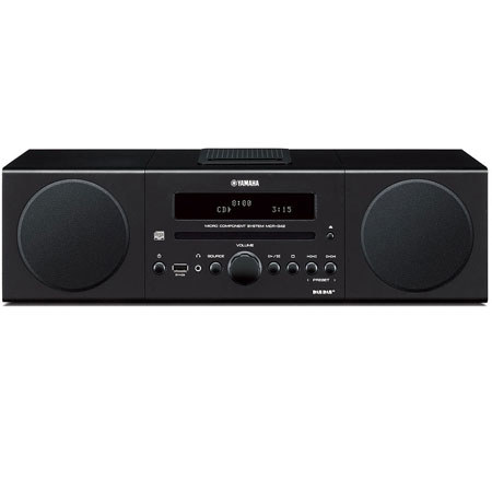 Yamaha MCR-042 Bookshelf Micro Component System, Black