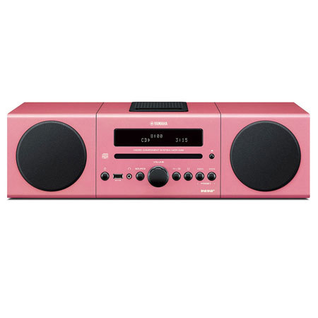 Yamaha MCR-042 Bookshelf Micro Component System, Pink
