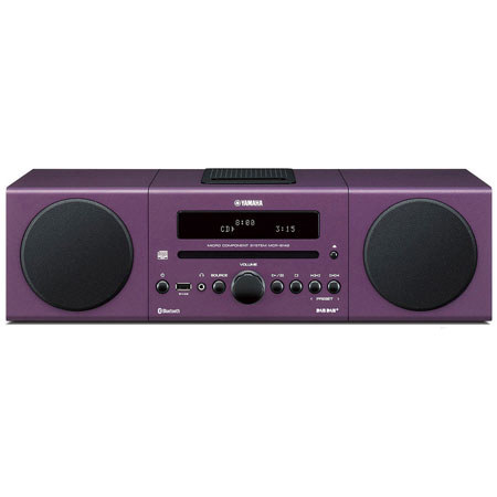Yamaha MCR-B142 Bookshelf Micro Component System, Purple