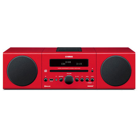 Yamaha MCR-B142 Bookshelf Micro Component System, Red