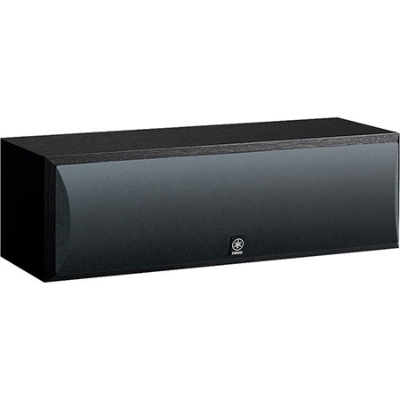 Yamaha NS-C210 2-Way Bass-Reflex Center Speaker, 65Hz-45kHz Frequency Response, 6 Ohms Impedance, Dual 3-1/8" Cone Woofer, Single, Black