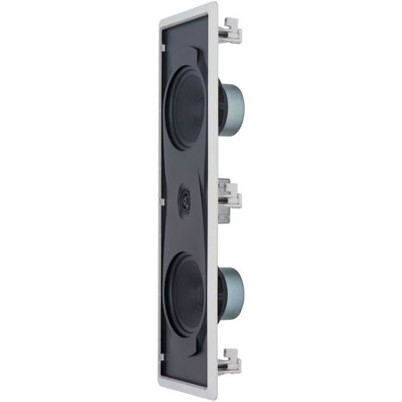 NS-IW760 Natural Sound 2-way In-wall Speaker System, Flush Mounting, 1" Tweeter, Paintable Grille, Single