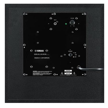 Yamaha NS-SW100 10" 100W Powered Subwoofer, Piano Black