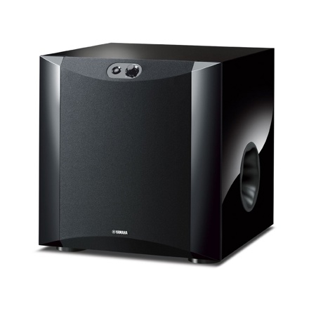 Yamaha NS-SW300 10" 250W Powered Subwoofer, Piano Black