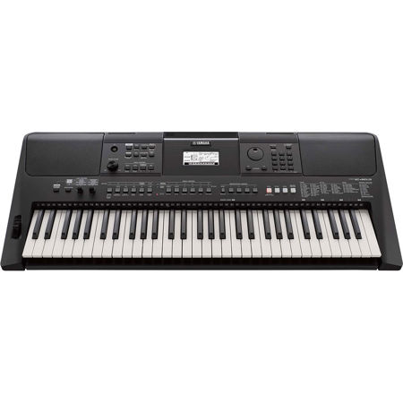 Yamaha PSR-E463 61-Key Touch Response High-level Keyboard without Power Adapter