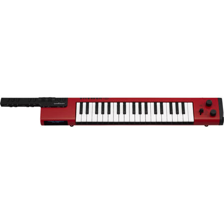 Yamaha SHS-500 Sonogenic Keytars 37 Mini Keys Keyboard with Power Adapter, Red