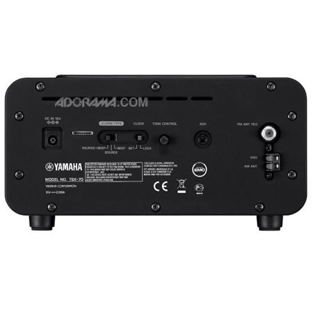 Yamaha TSX-70BU Classic, Retro Design Radio/Alarm Clock