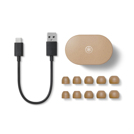 Yamaha TW-E7B True Wireless Active Noise Canceling Earbuds