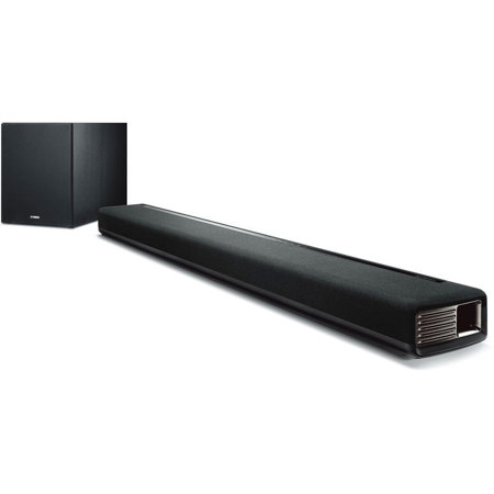Yamaha YAS-706BL Virtual 7.1 Sound Bar w/MusicCast, Wireless Subwoofer - Black