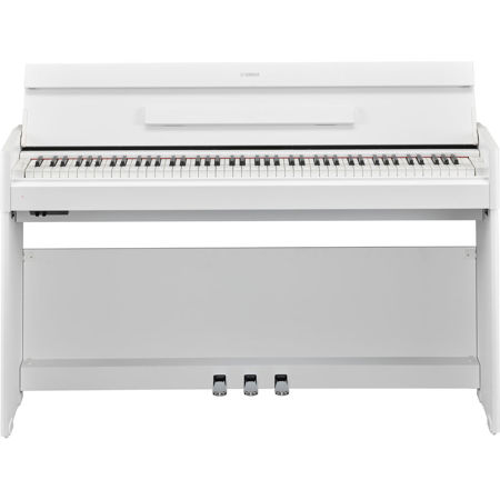 Yamaha Arius YDP-S54 88-Key Weighted Action Console Digital Piano, White Walnut