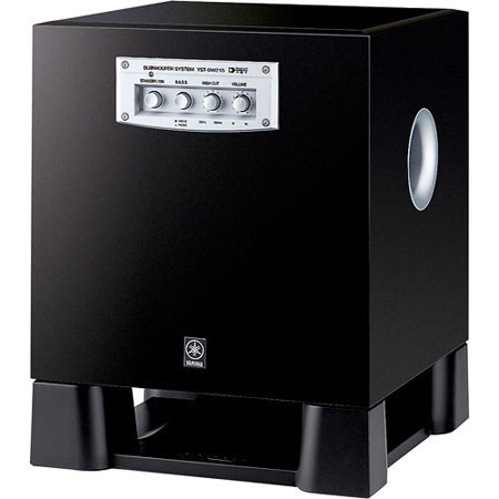 Yamaha YSTSW215PN 8in 150 Watt Powered Subwoofer, Black