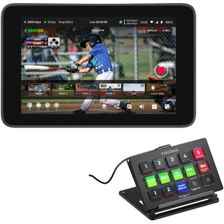 YoloLiv YoloBox Ultra 8" Portable All-In-One Live Streaming Encoder and Monitor with YoloDeck Control Panel