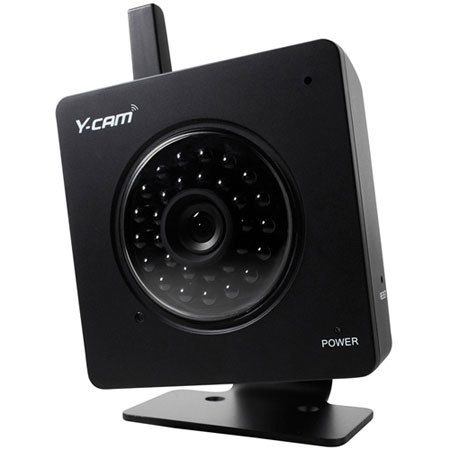 Y-cam Black SD IP Camera with microSD Card Slot