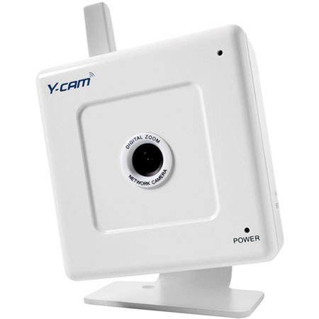 Y-cam White SD IP Camera with microSD Card Slot