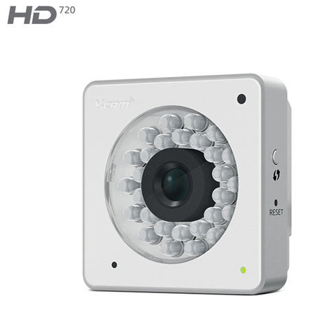 Y-cam Cube HD 720 IP Camera, 1MP, White