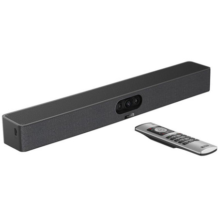 Yealink MeetingBar A25 4K Ultra HD AIO Video Bar w/VCR11 Remote for Focus Room