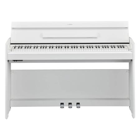 Yamaha Arius YDP-S55 88-Key Slim Weighted Action Console Digital Piano, White
