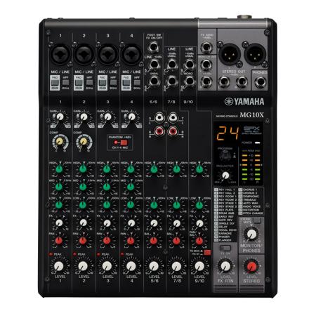 Yamaha MG10X CV 10-Input Stereo Mixer with Effects