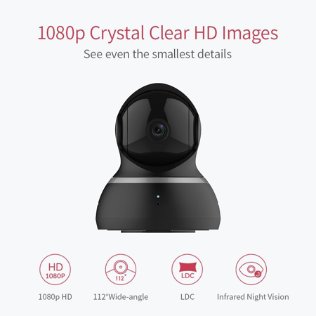 YI 1080p PTZ Dome Camera