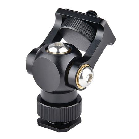 YELANGU A180 Hot Shoe Stand Monitor Mount Head Holder with 1/4 Screw