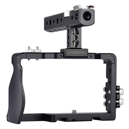 YELANGU Camera Cage with Top Handle for Sony a6300/a6500 Camera