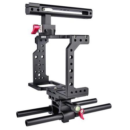 YELANGU C8 Black Aluminum DSLR Camera Cage Kit for Canon DSLR Camera