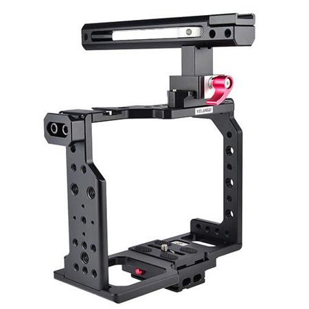 YELANGU C8 Black Aluminum DSLR Camera Cage Kit for Canon DSLR Camera